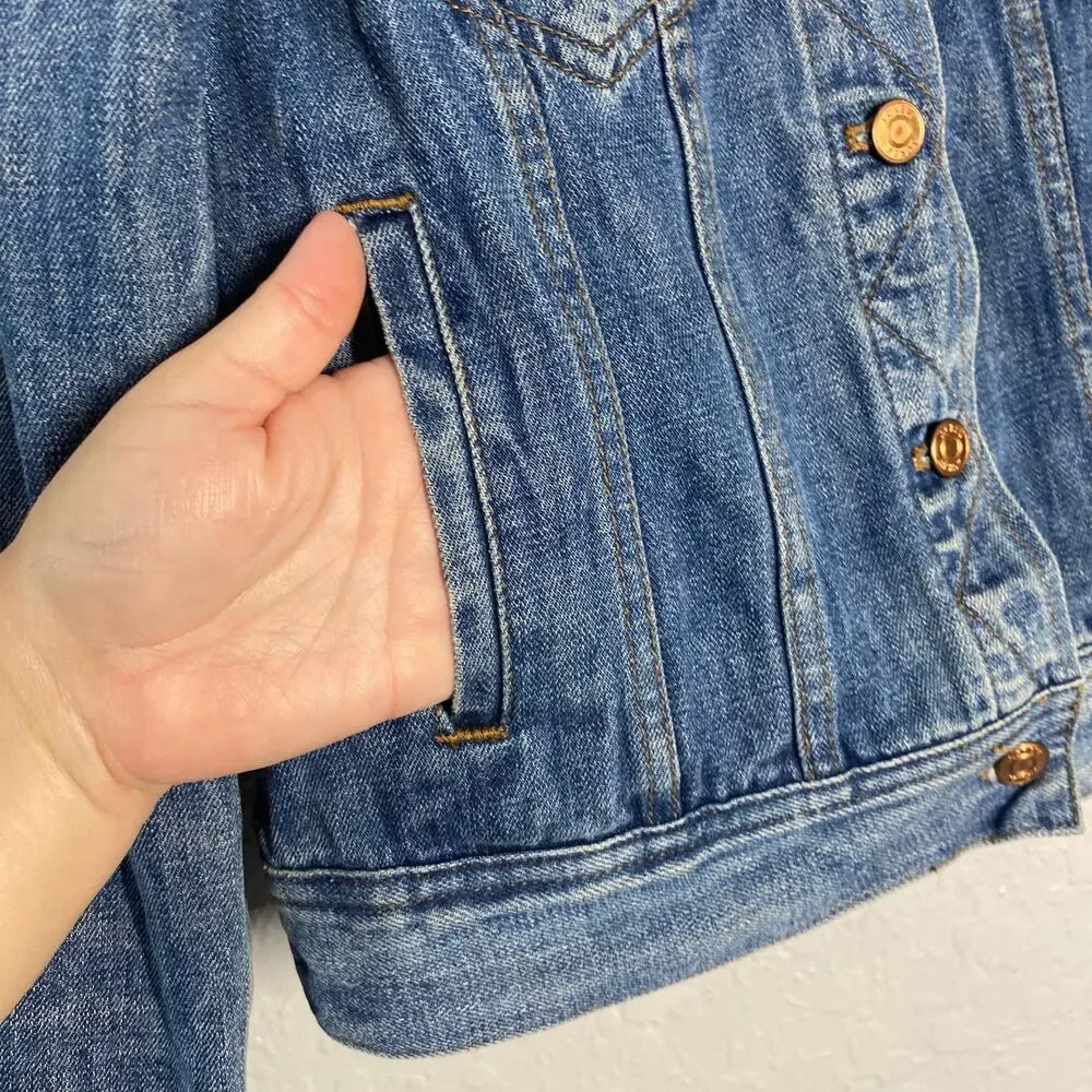 J. Crew Women's Blue Denim Jean Jacket Size S